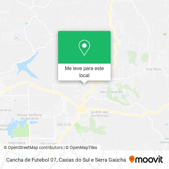 Cancha de Futebol 07 mapa