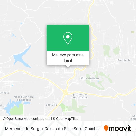 Mercearia do Sergio mapa