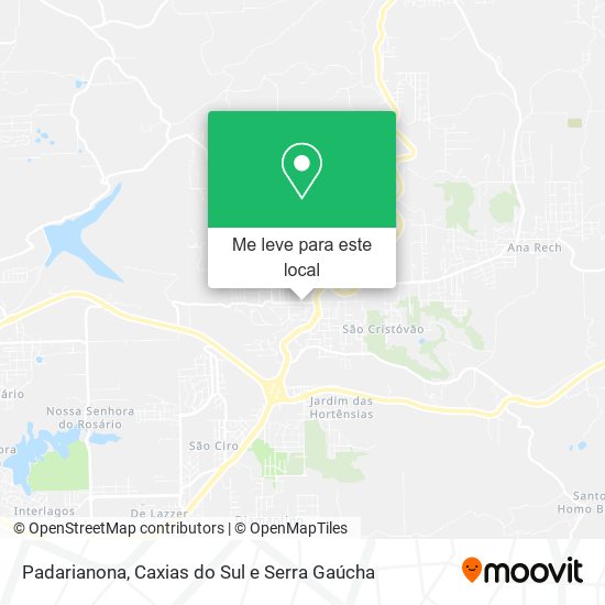 Padarianona mapa