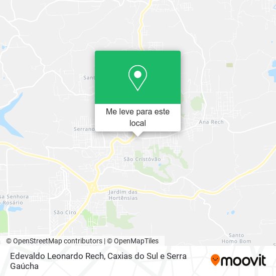 Edevaldo Leonardo Rech mapa