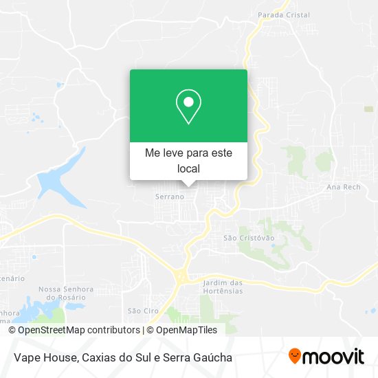 Vape House mapa