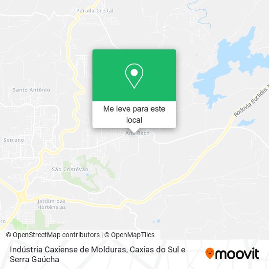 Indústria Caxiense de Molduras mapa