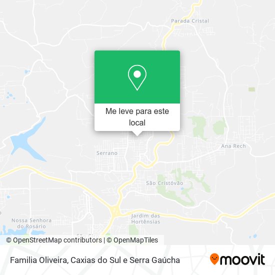 Familia Oliveira mapa