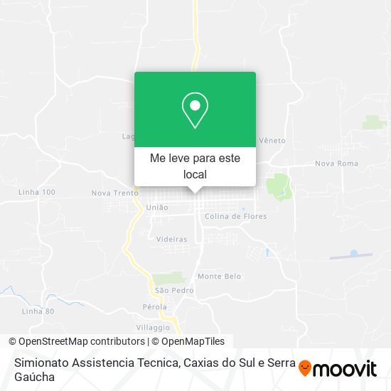 Simionato Assistencia Tecnica mapa