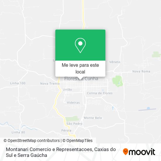 Montanari Comercio e Representacoes mapa