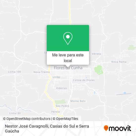 Nestor José Cavagnolli mapa