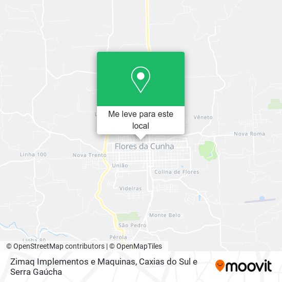 Zimaq Implementos e Maquinas mapa