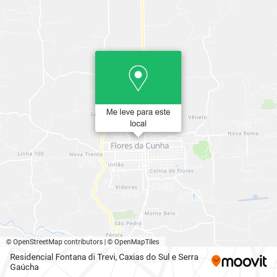 Residencial Fontana di Trevi mapa