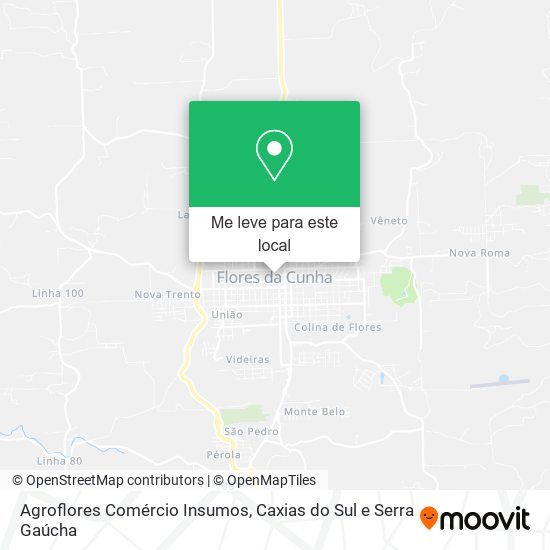 Agroflores Comércio Insumos mapa