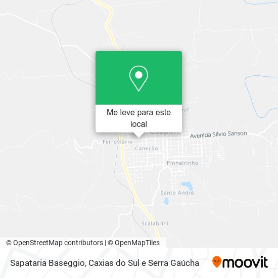 Sapataria Baseggio mapa