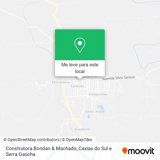 Construtora Bondan & Machado mapa