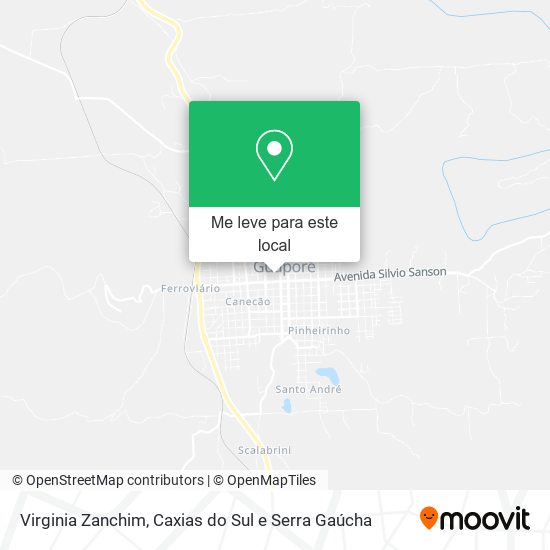 Virginia Zanchim mapa