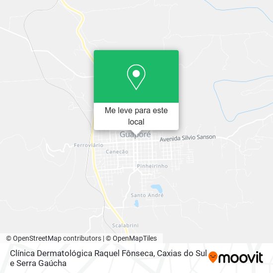 Clínica Dermatológica Raquel Fônseca mapa