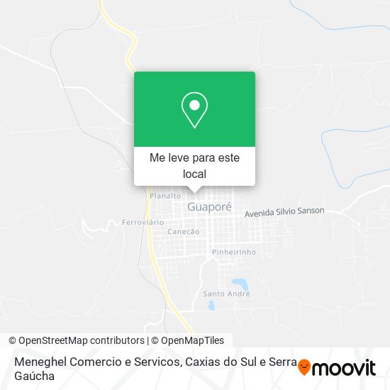 Meneghel Comercio e Servicos mapa