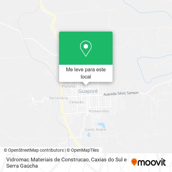 Vidromac Materiais de Construcao mapa