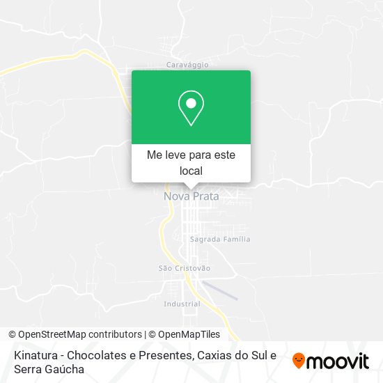 Kinatura - Chocolates e Presentes mapa