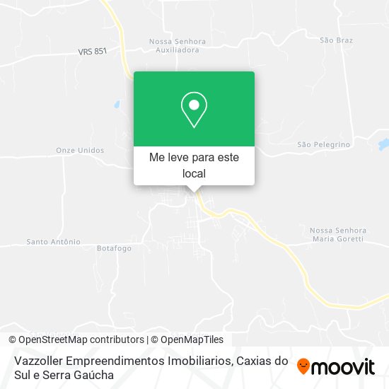 Vazzoller Empreendimentos Imobiliarios mapa