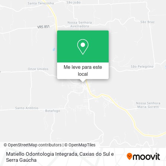 Matiello Odontologia Integrada mapa