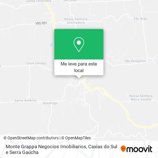 Monte Grappa Negocios Imobiliarios mapa