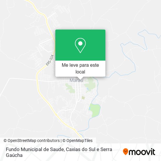 Fundo Municipal de Saude mapa