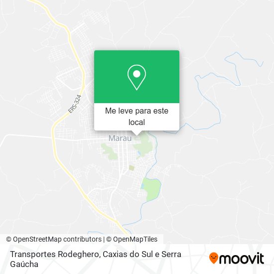 Transportes Rodeghero mapa