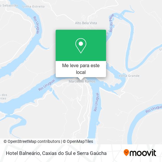 Hotel Balneário mapa
