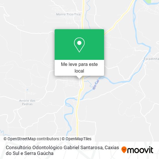 Consultório Odontológico Gabriel Santarosa mapa