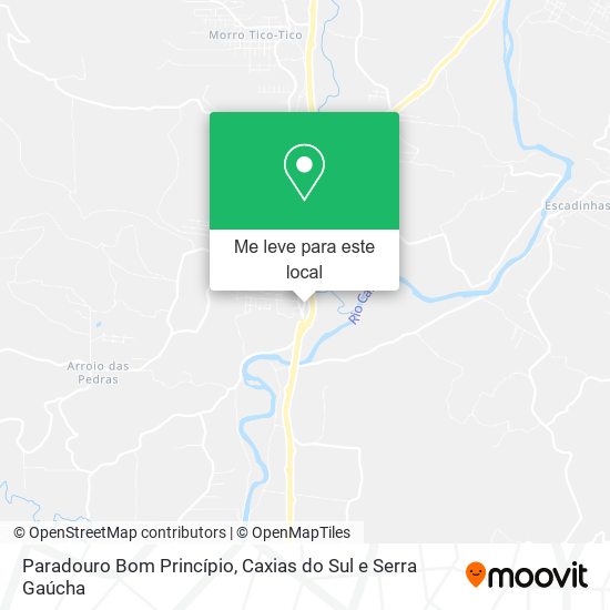 Paradouro Bom Princípio mapa