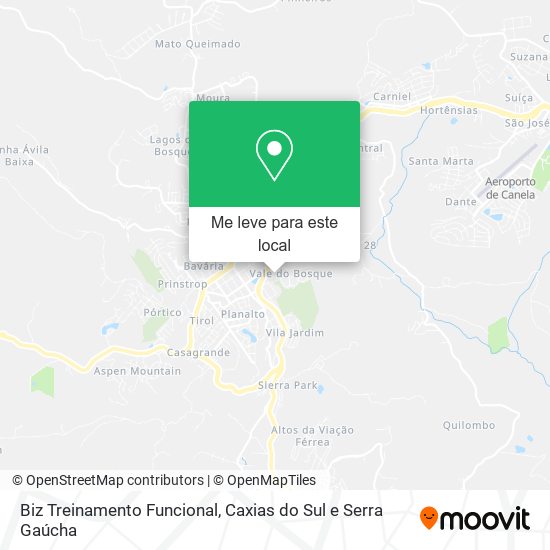 Biz Treinamento Funcional mapa