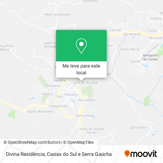 Divina Residência mapa