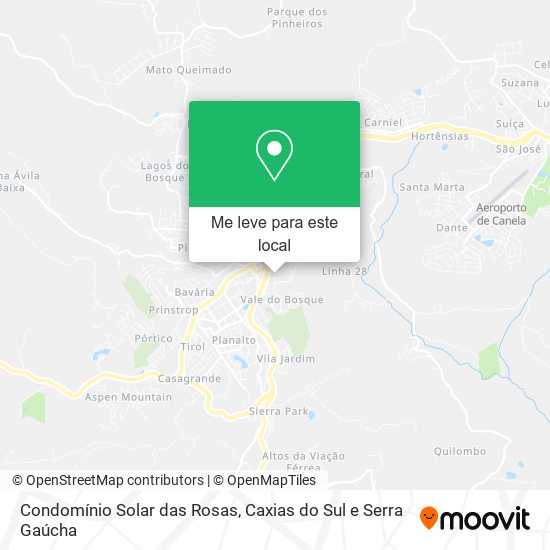 Condomínio Solar das Rosas mapa