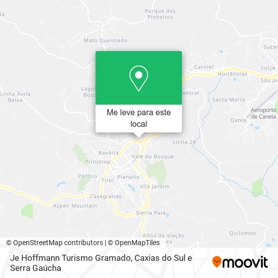 Je Hoffmann Turismo Gramado mapa