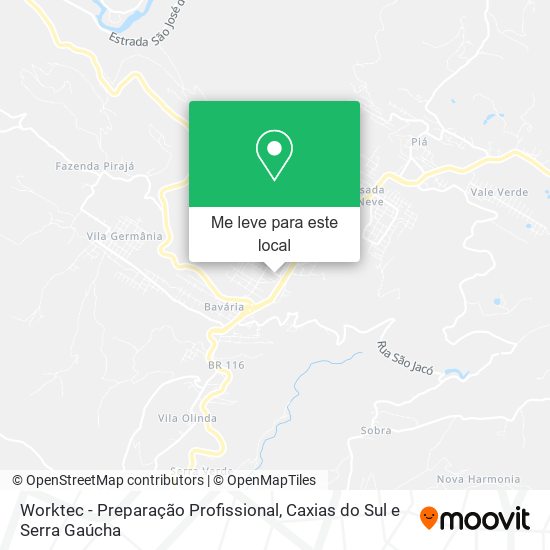 Worktec - Preparação Profissional mapa