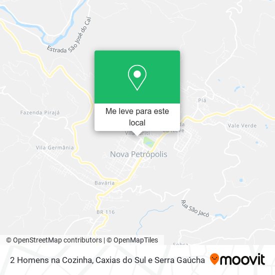 2 Homens na Cozinha mapa