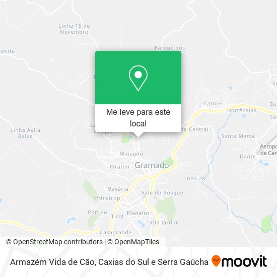 Armazém Vida de Cão mapa