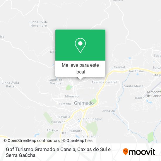 Gbf Turismo Gramado e Canela mapa