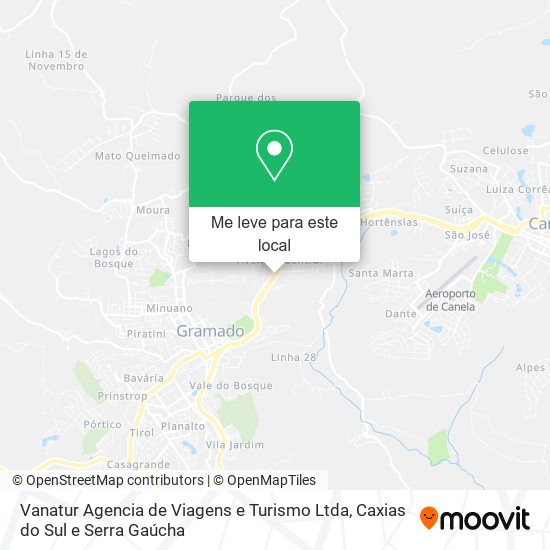 Vanatur Agencia de Viagens e Turismo Ltda mapa