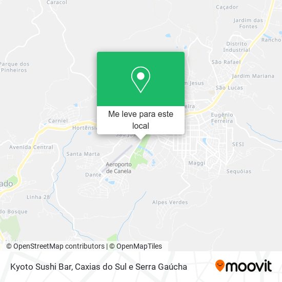 Kyoto Sushi Bar mapa