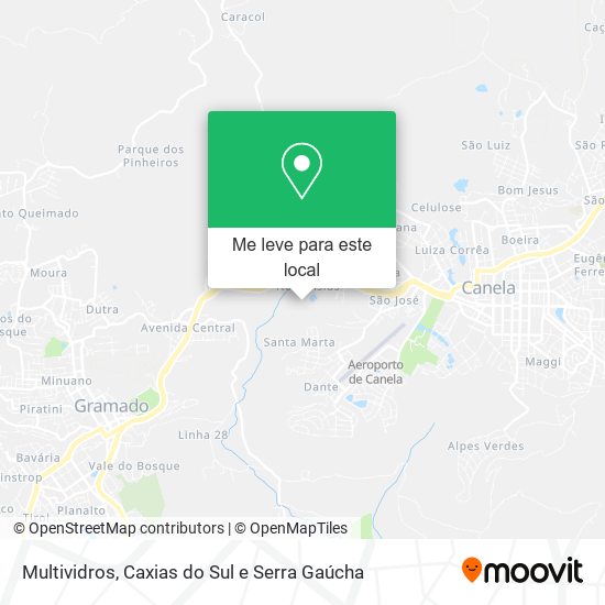 Multividros mapa