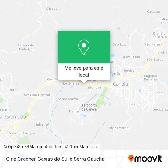 Cine Gracher mapa