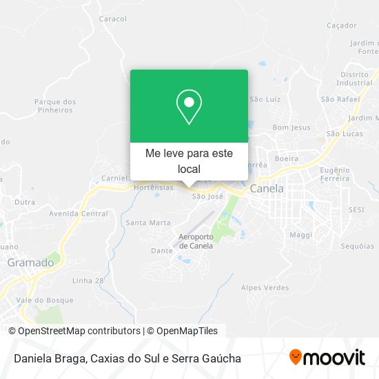 Daniela Braga mapa
