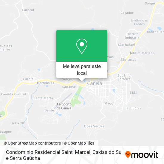 Condominio Residencial Saint' Marcel mapa