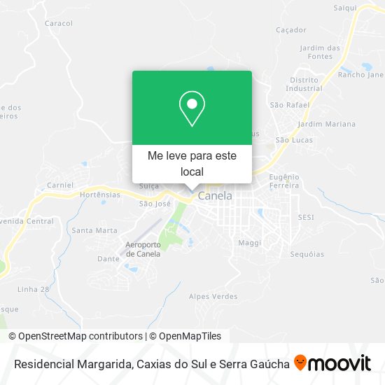 Residencial Margarida mapa