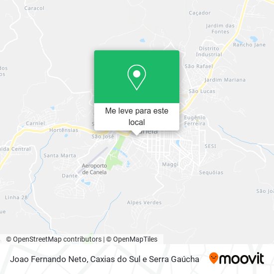 Joao Fernando Neto mapa