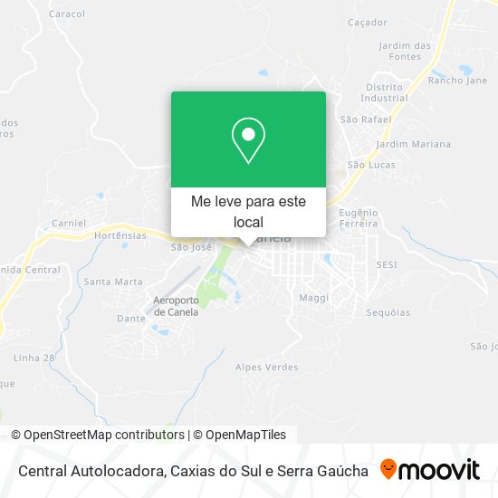 Central Autolocadora mapa