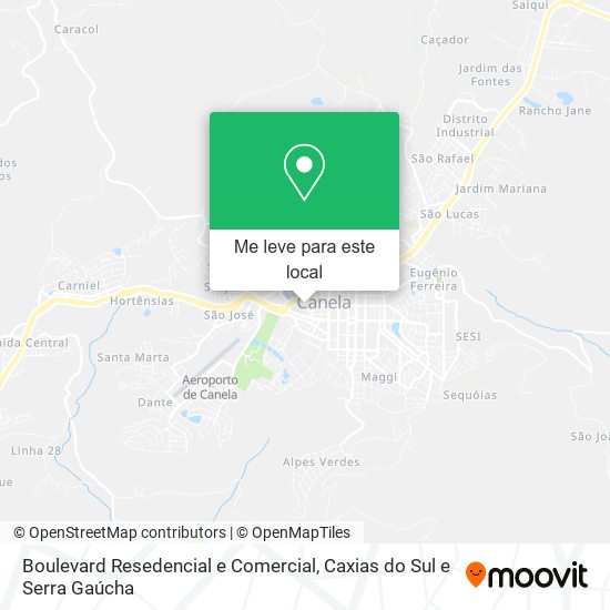 Boulevard Resedencial e Comercial mapa