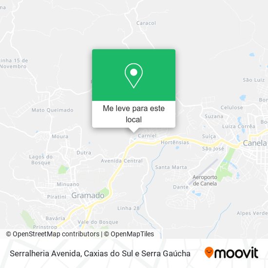Serralheria Avenida mapa