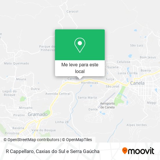 R Cappellaro mapa