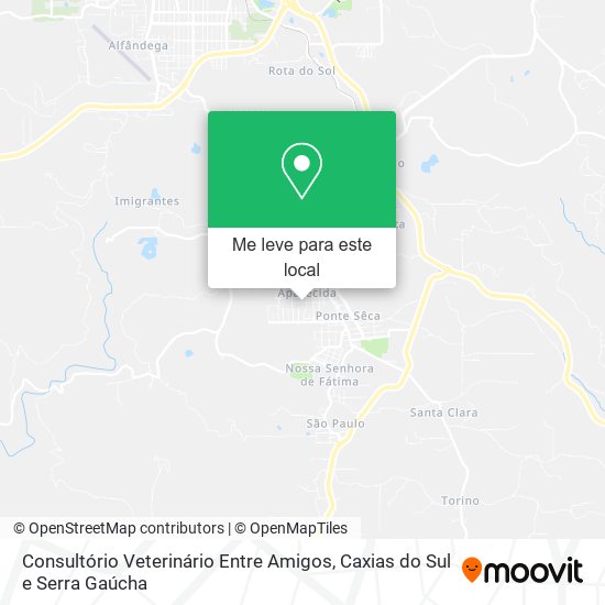 Consultório Veterinário Entre Amigos mapa