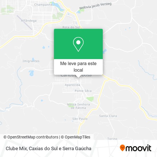 Clube Mix mapa